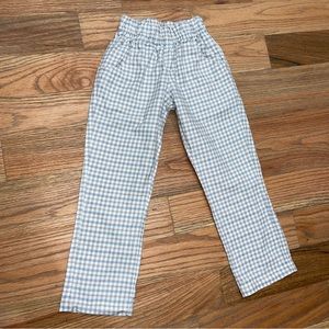 dondolo check plaid pants spain